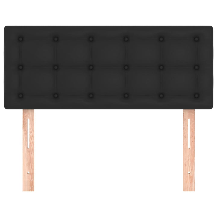 sengegavl 90x5x78/88 cm kunstlæder sort