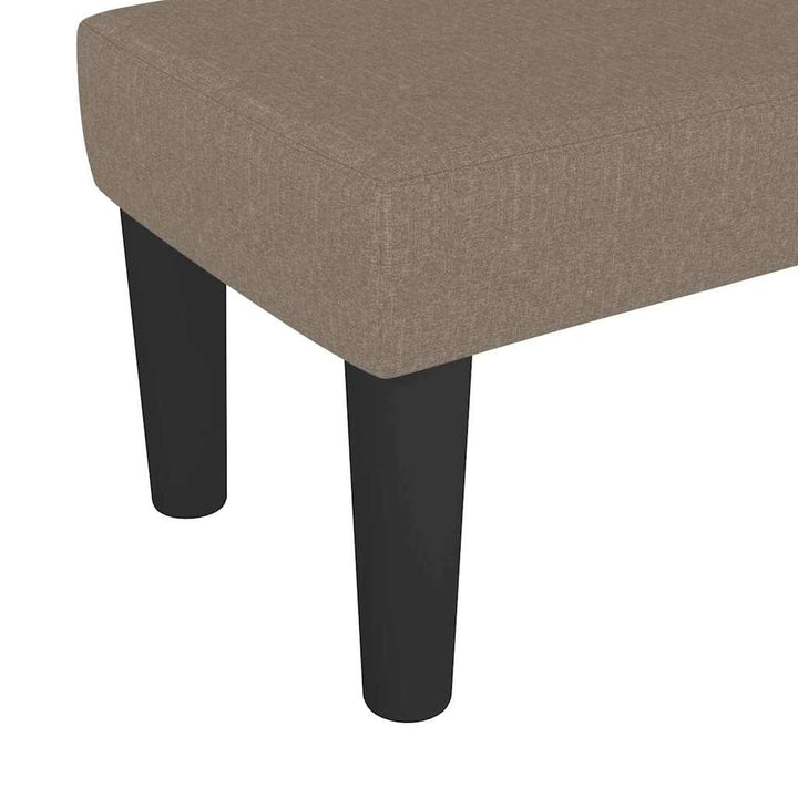 bænk Gråbrun 70 x 30 x 30 cm Stof