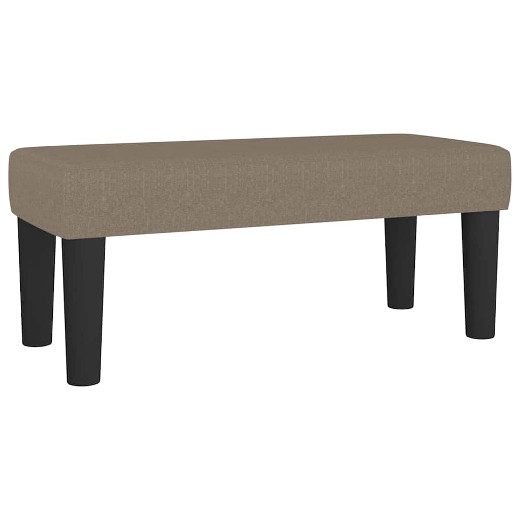 bænk Gråbrun 70 x 30 x 30 cm Stof