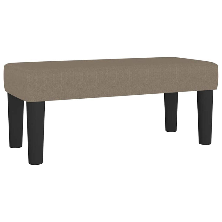 bænk Gråbrun 70 x 30 x 30 cm Stof