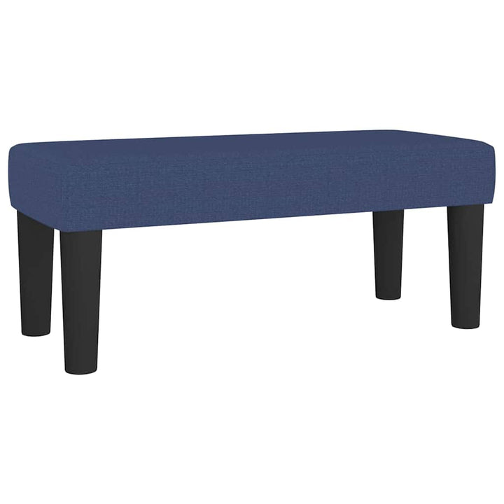 bænk 70x30x30 cm stof blå
