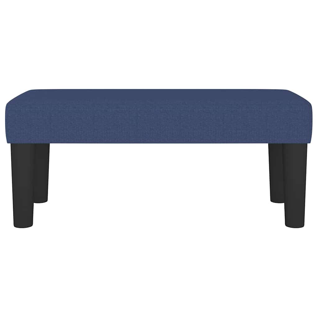 bænk 70x30x30 cm stof blå