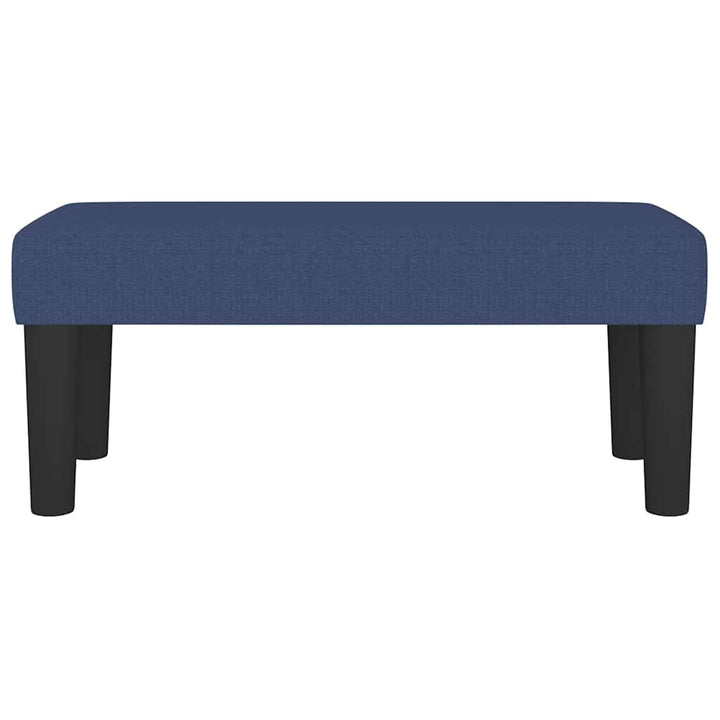 bænk 70x30x30 cm stof blå