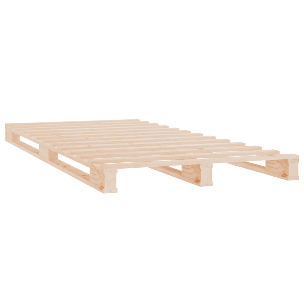 sengeramme uden madras 100x200 cm massivt fyrretræ