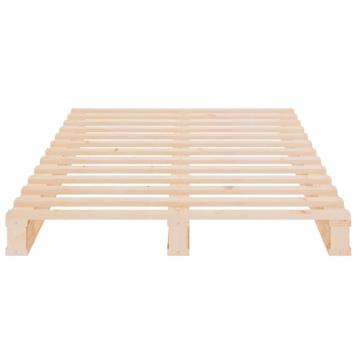 sengeramme uden madras 100x200 cm massivt fyrretræ