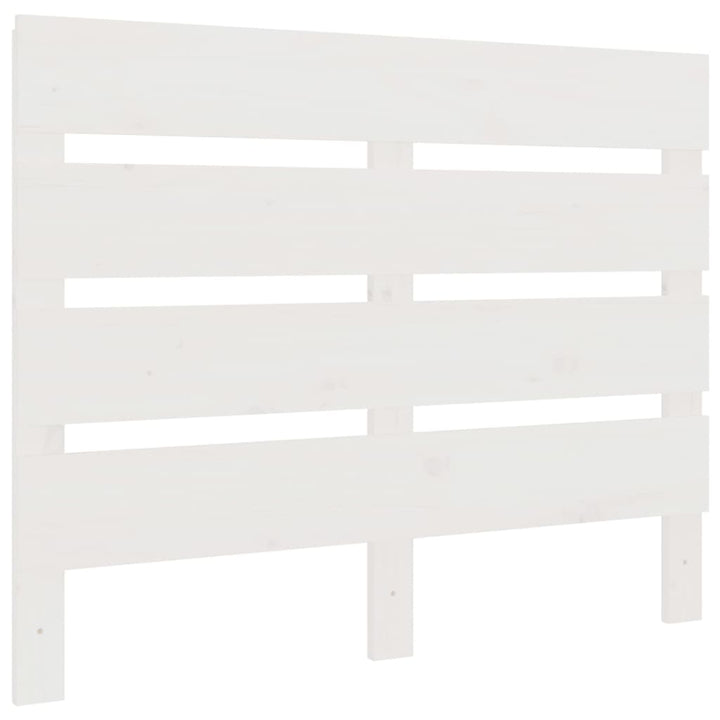 sengeramme uden madras 75x190 cm massivt fyrretræ hvid