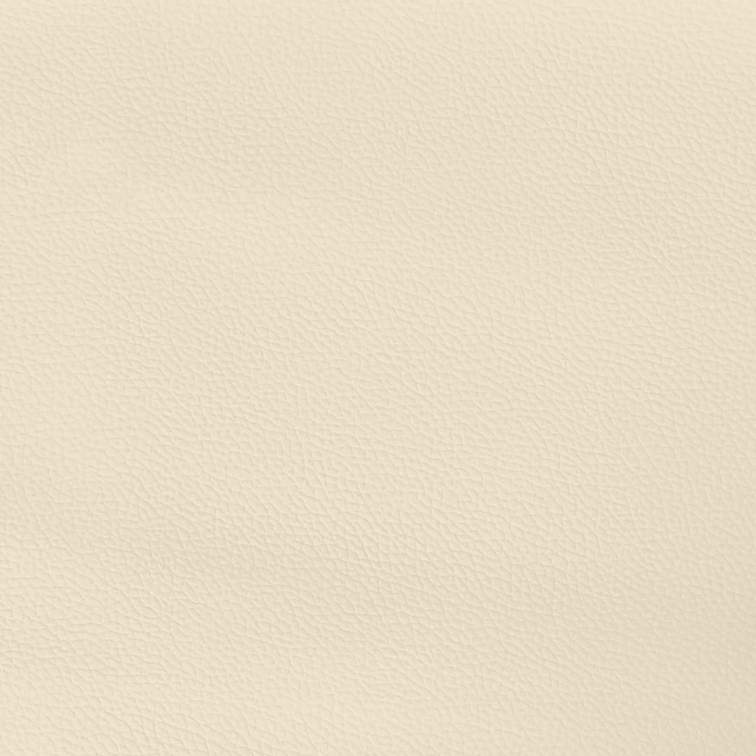 springmadras med pocketfjedre medium 80x200x20 cm kunstlæder creme