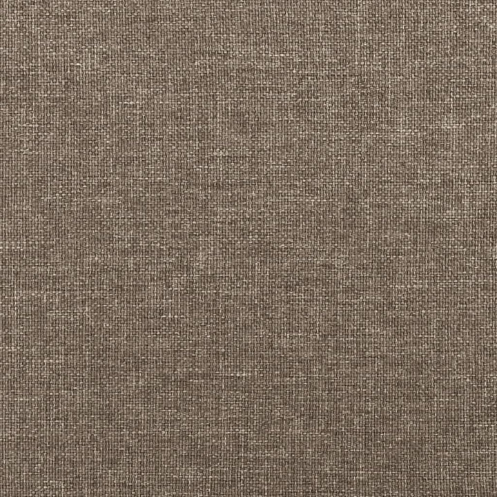 springmadras med pocketfjedre medium 90x200x20 cm stof gråbrun