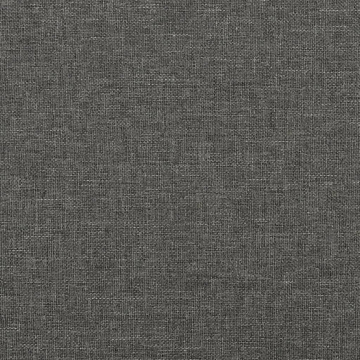 springmadras med pocketfjedre medium 100x200x20 cm stof mørkegrå