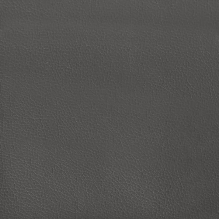 springmadras med pocketfjedre medium 100x200x20 cm kunstlæder grå