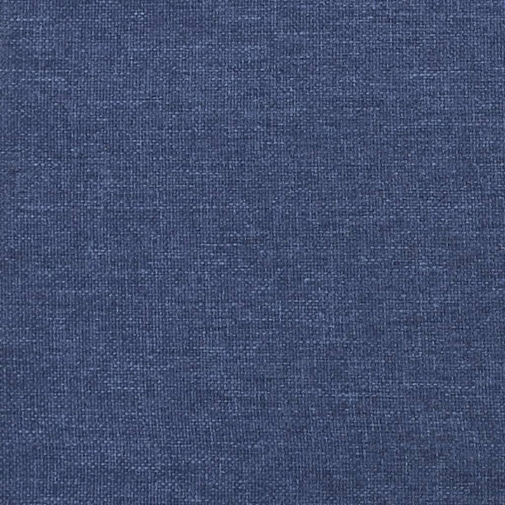 springmadras med pocketfjedre medium 120x200x20 cm stof blå