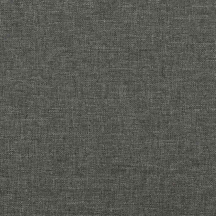 springmadras med pocketfjedre medium 100x190x20 cm stof mørkegrå