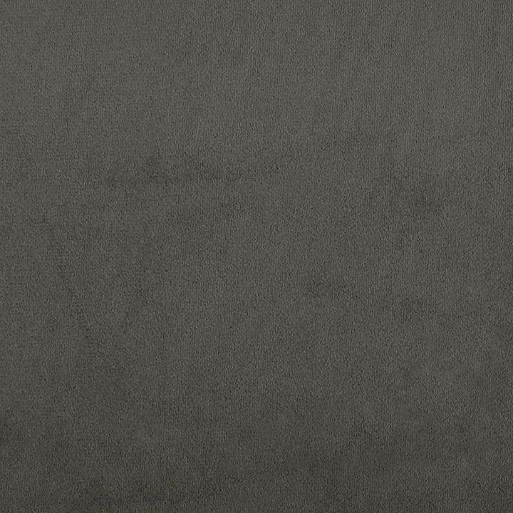 springmadras med pocketfjedre medium 100x190x20 cm fløjl mørkegrå