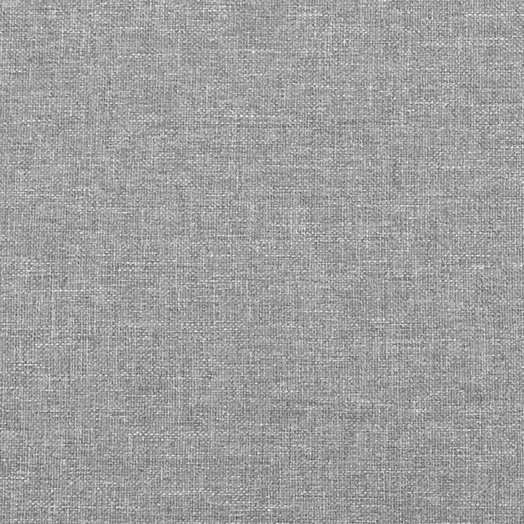 springmadras med pocketfjedre medium 137x190x20 cm stof lysegrå