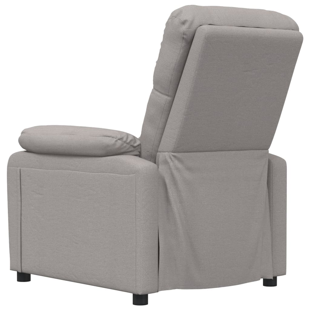 massagestol stof gråbrun
