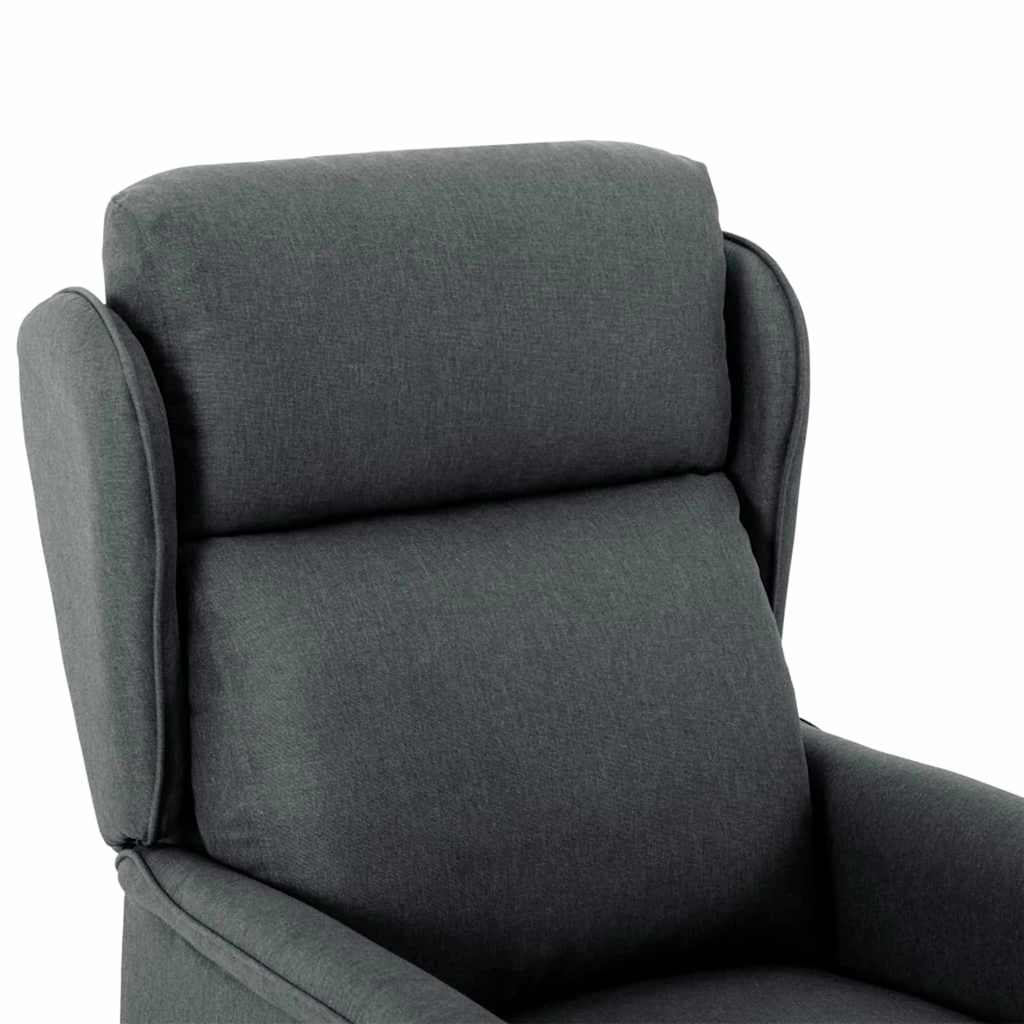 Massagestol med pude Mørkegrå 93.5 x 67.5 x 101.5 cm Stof