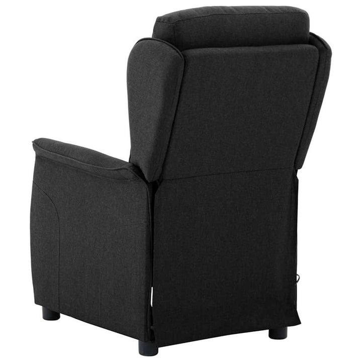 Massagestol med pude Sort 93.5 x 67.5 x 101.5 cm Stof