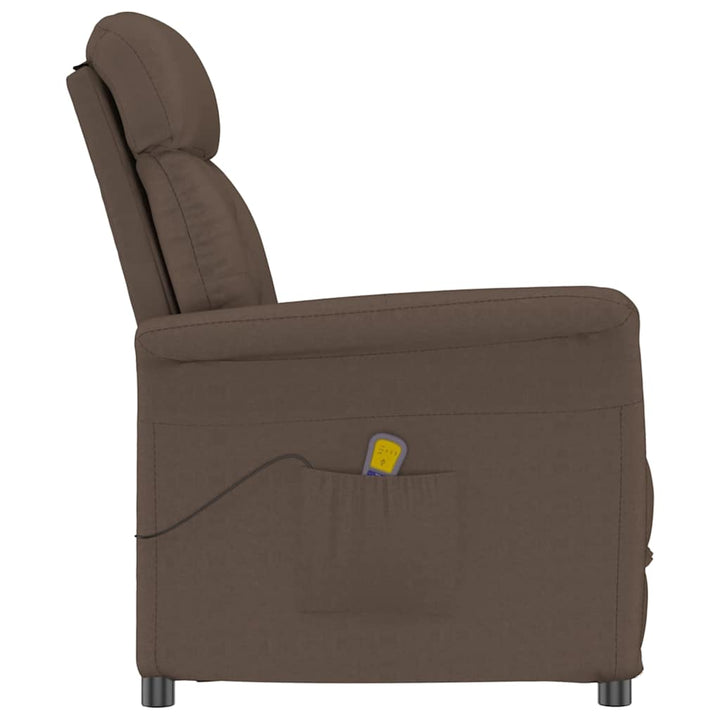 Massagestol Brun 96.5 x 70.5 x 95 cm Mikrofiber