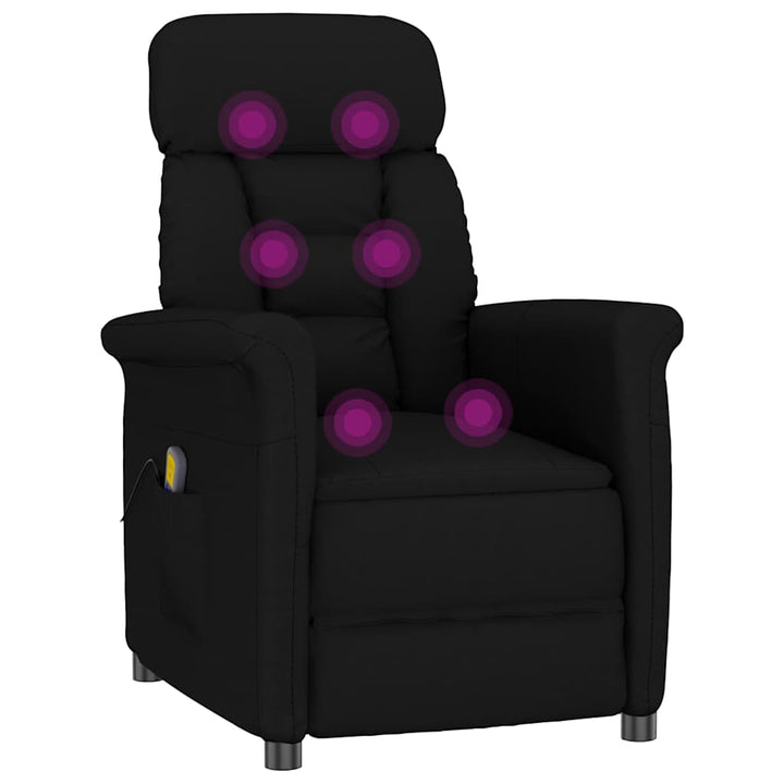 Massagestol Sort 96.5 x 70.5 x 95 cm Mikrofiber