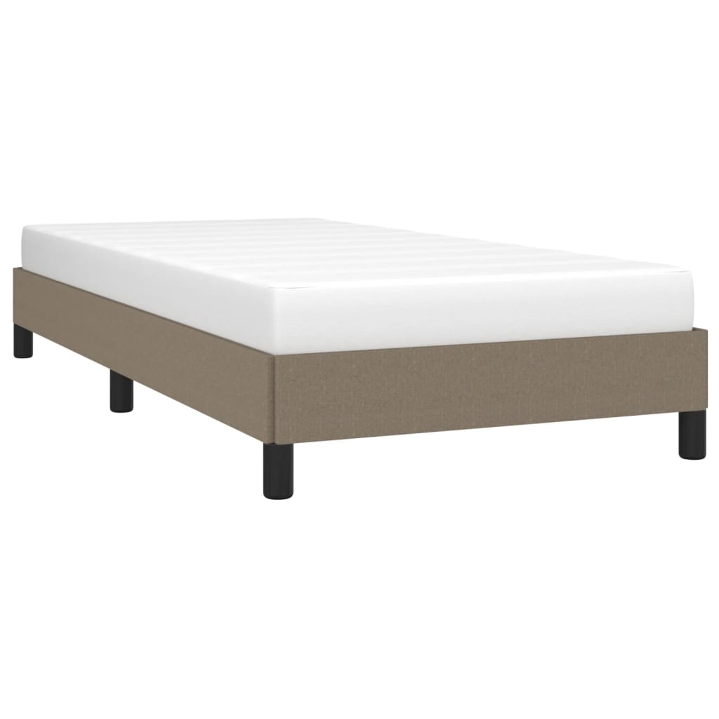 sengeramme uden madras 80x200 cm stof gråbrun