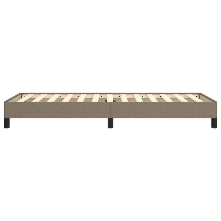 sengeramme uden madras 80x200 cm stof gråbrun