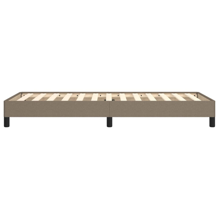 sengeramme uden madras 90x190 cm stof gråbrun