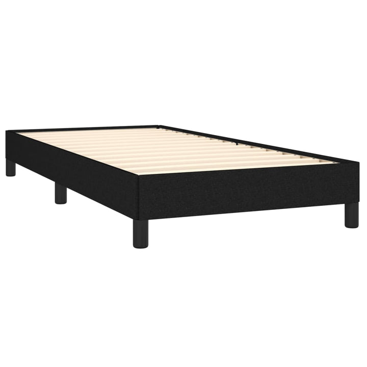sengeramme uden madras 90x200 cm stof sort