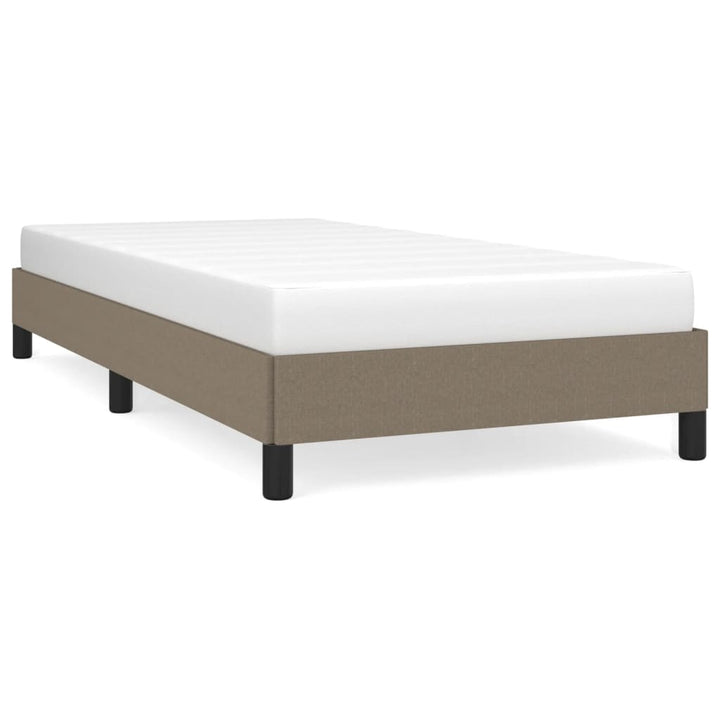 sengeramme uden madras 90x200 cm stof gråbrun