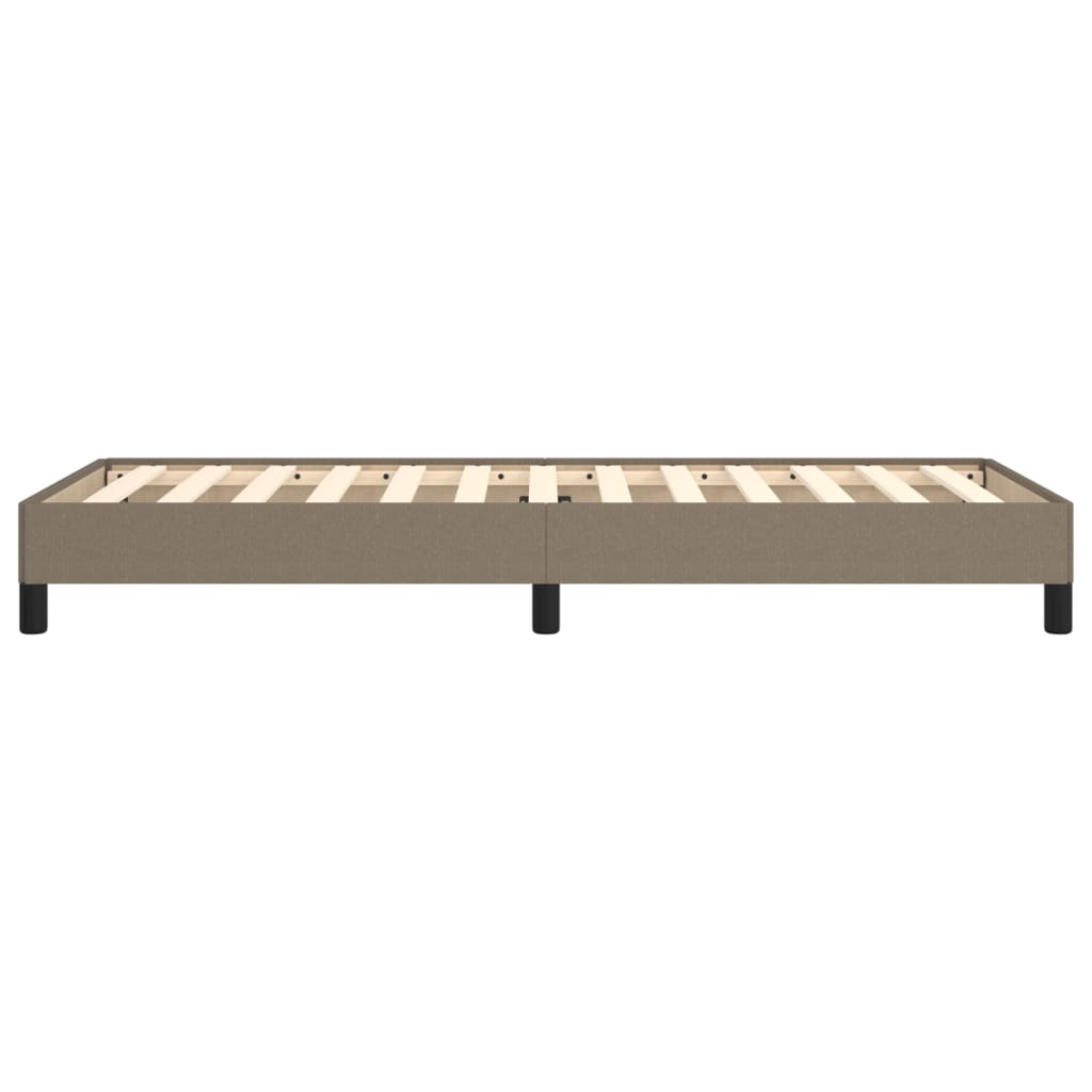 sengeramme uden madras 90x200 cm stof gråbrun