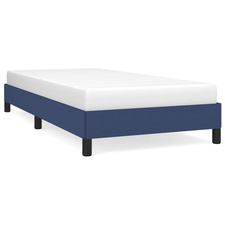 sengeramme uden madras 90x200 cm stof blå