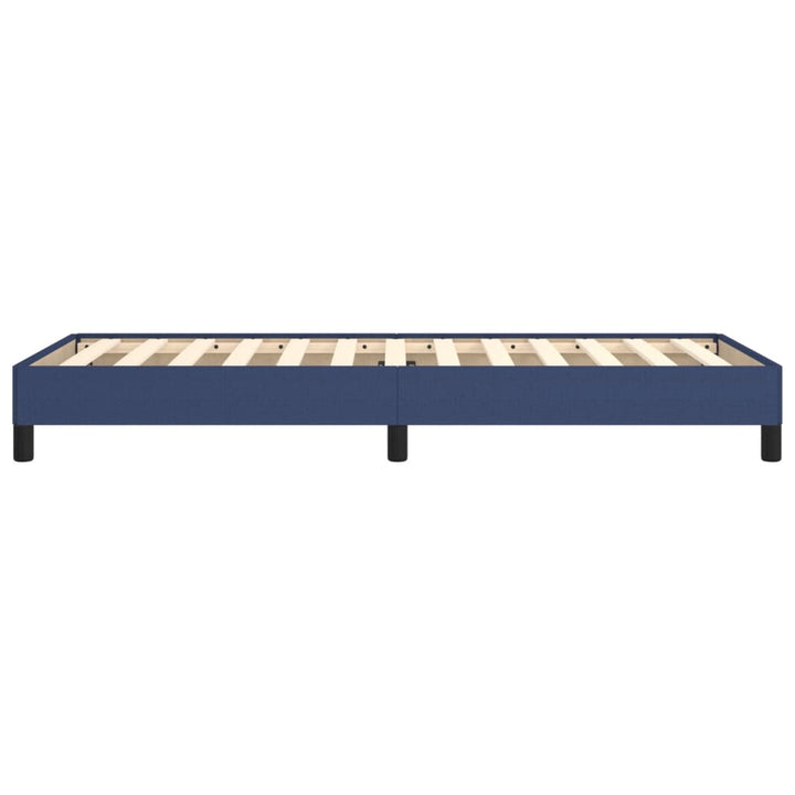 sengeramme uden madras 90x200 cm stof blå