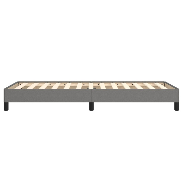 Sengeramme uden madras Mørkegrå 100x200 cm Stof
