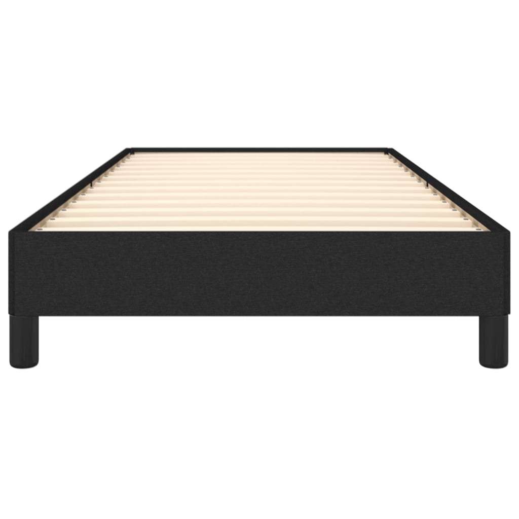Sengeramme uden madras Sort 100x200 cm Stof