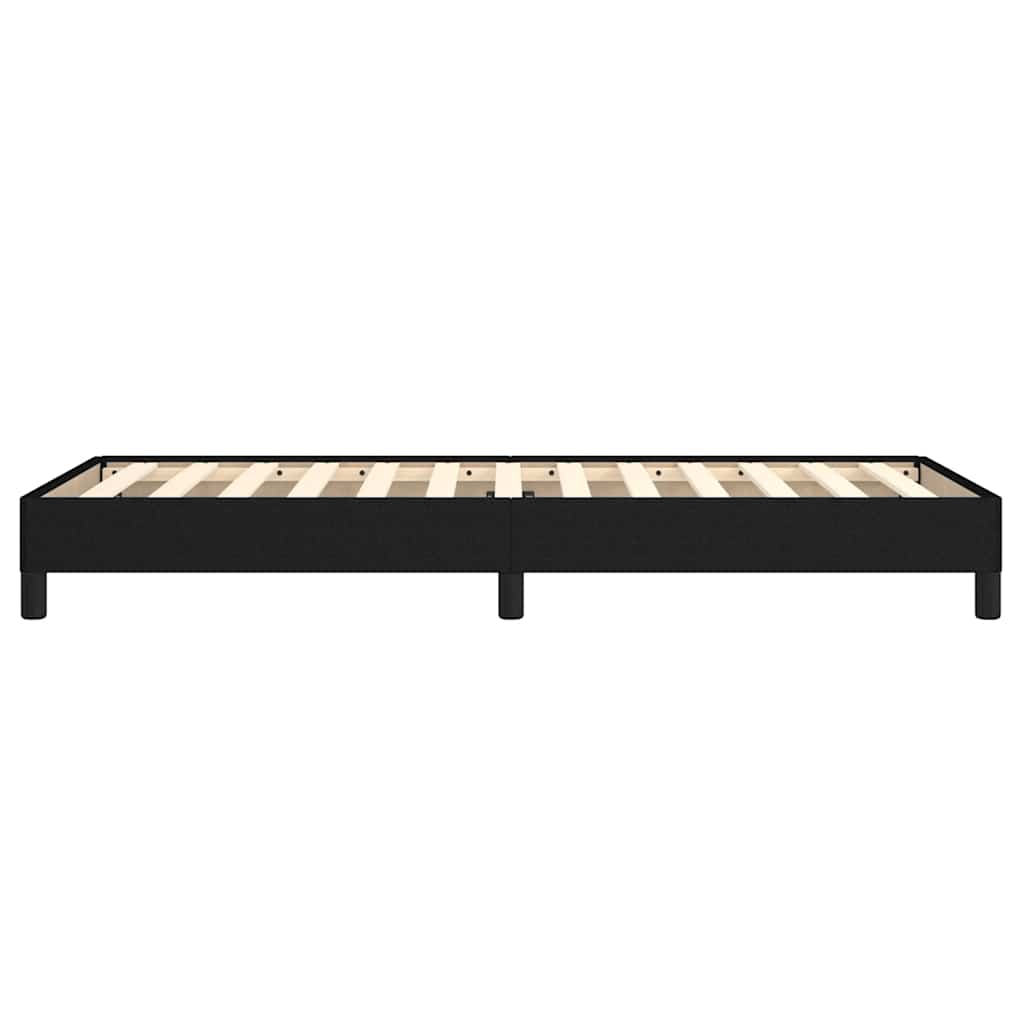 Sengeramme uden madras Sort 100x200 cm Stof