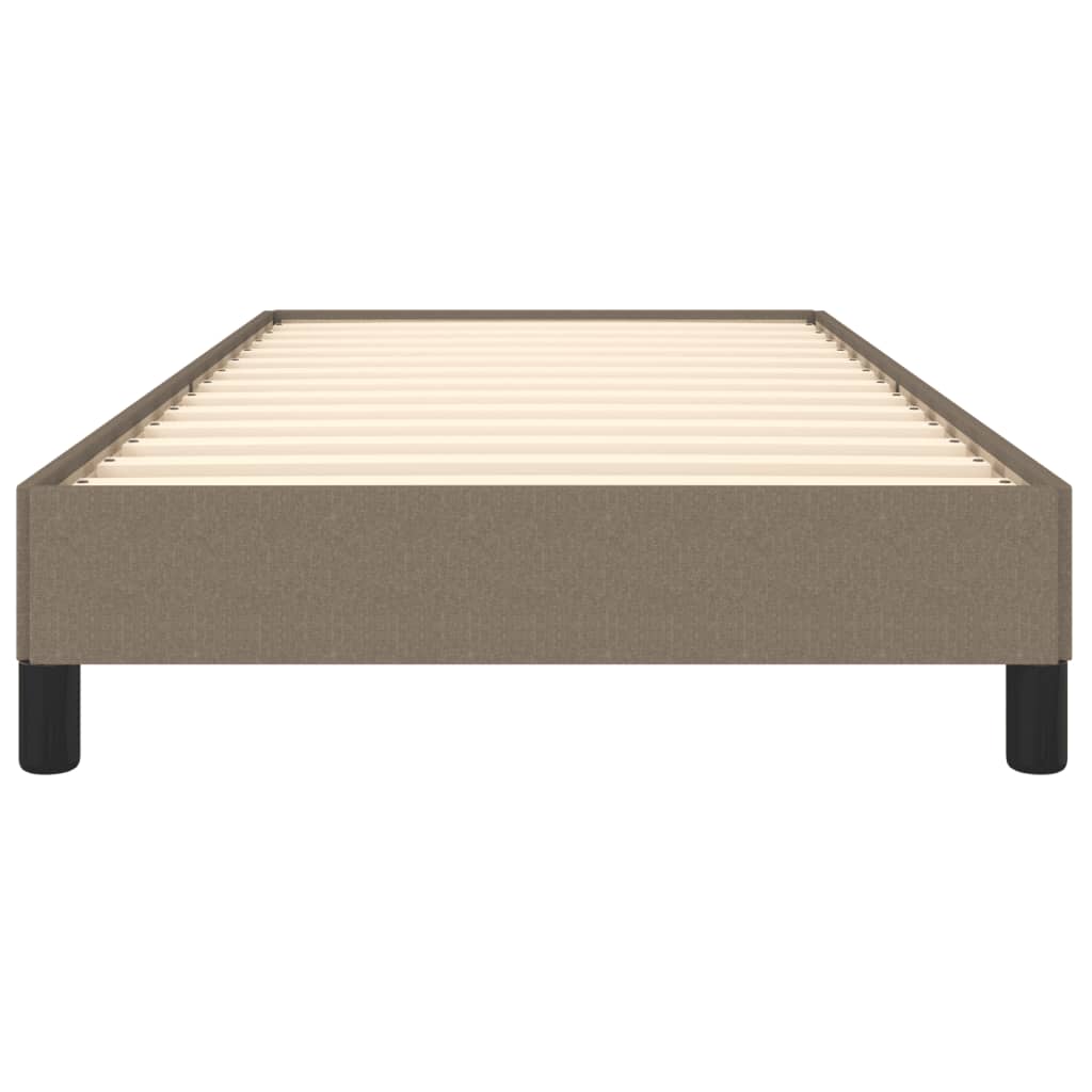 Sengeramme uden madras Taupe 100x200 cm Stof