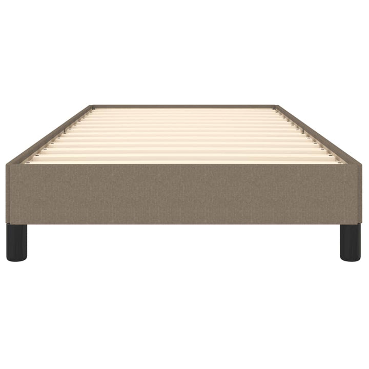 Sengeramme uden madras Taupe 100x200 cm Stof