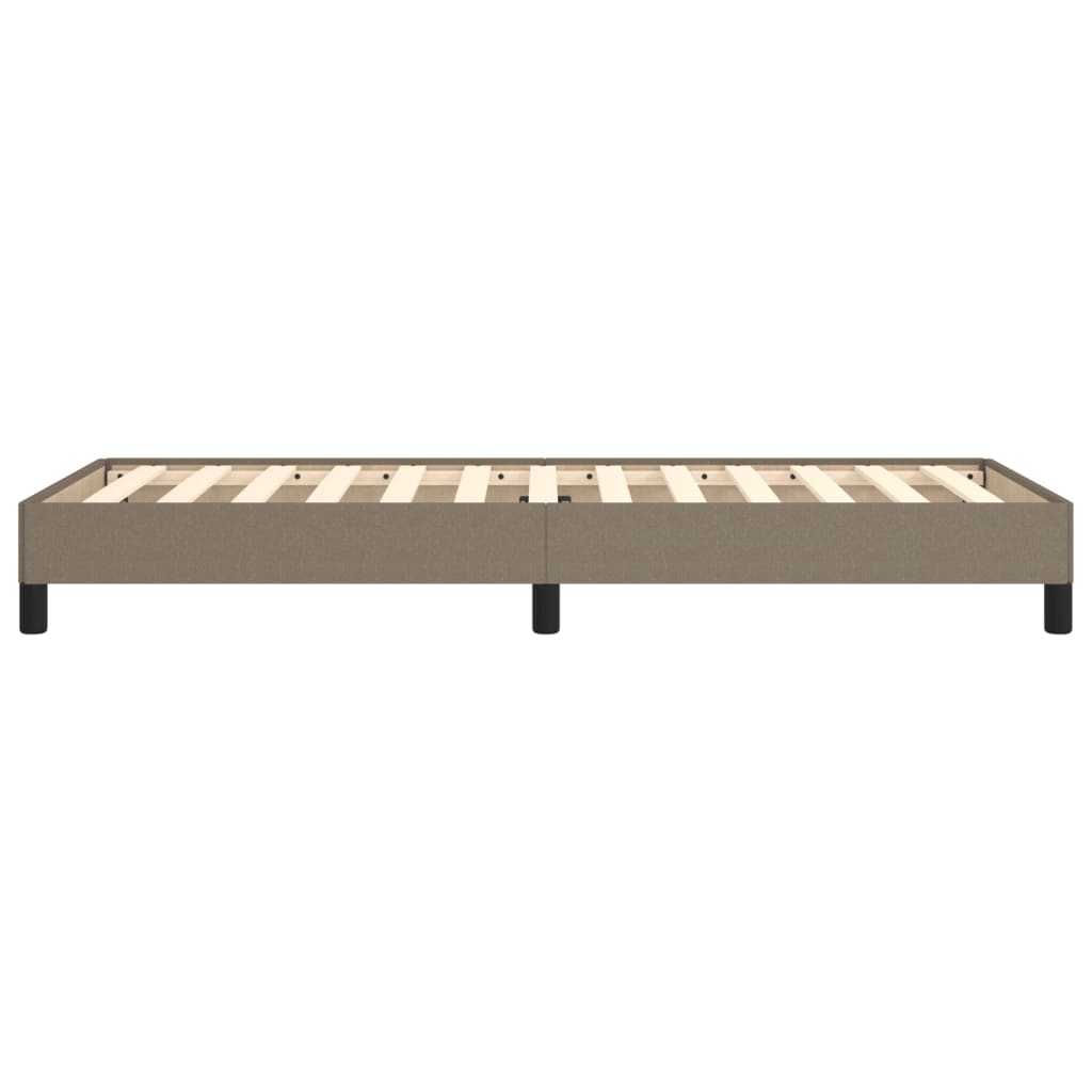 Sengeramme uden madras Taupe 100x200 cm Stof