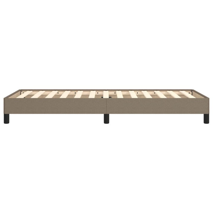 Sengeramme uden madras Taupe 100x200 cm Stof