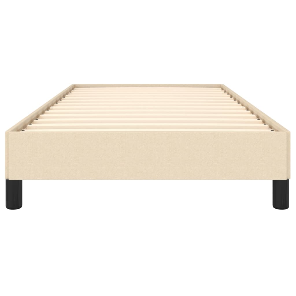 Sengeramme uden madras Creme 100x200 cm Stof