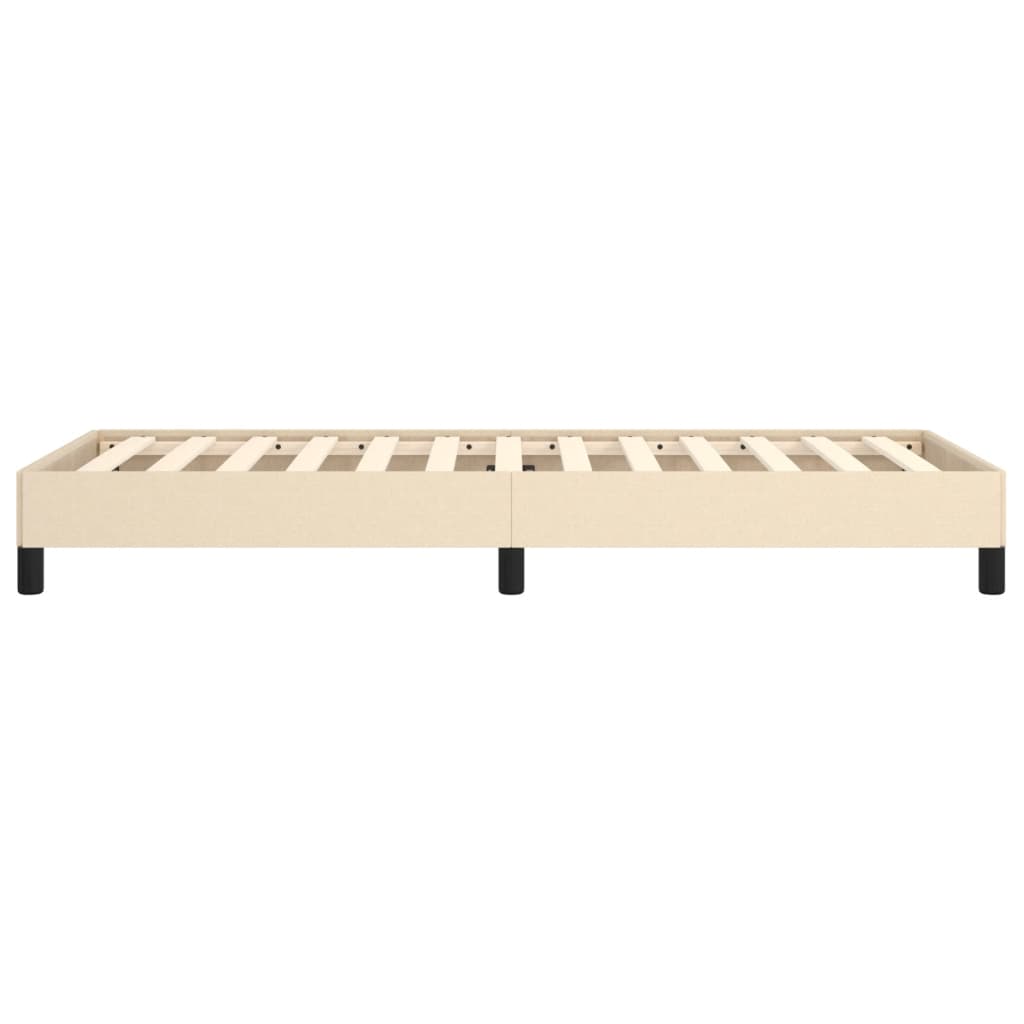 Sengeramme uden madras Creme 100x200 cm Stof