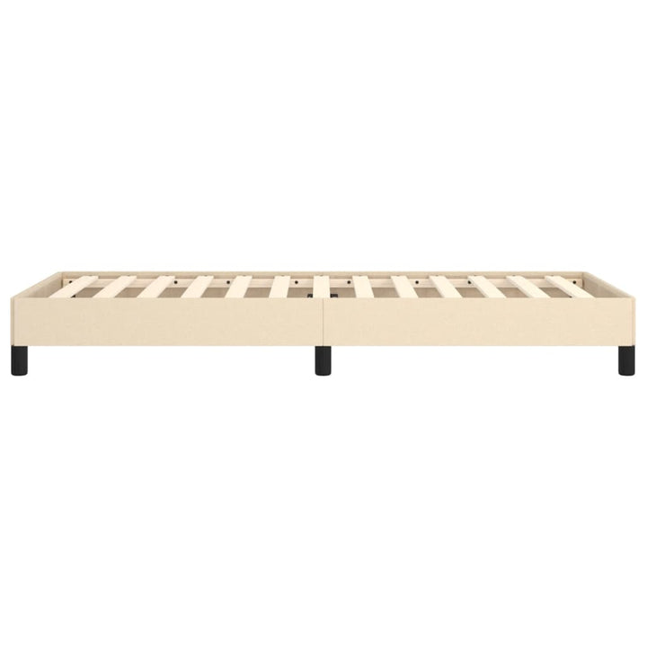 Sengeramme uden madras Creme 100x200 cm Stof