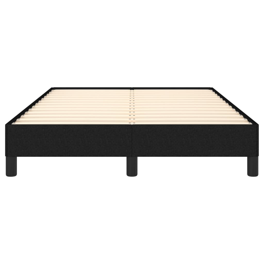 Sengeramme uden madras Sort 120x200 cm Stof