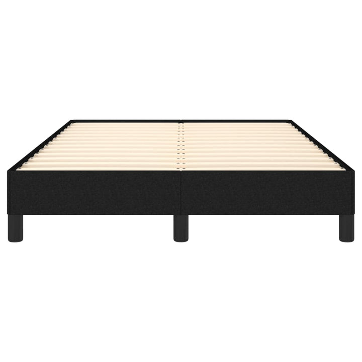 Sengeramme uden madras Sort 120x200 cm Stof