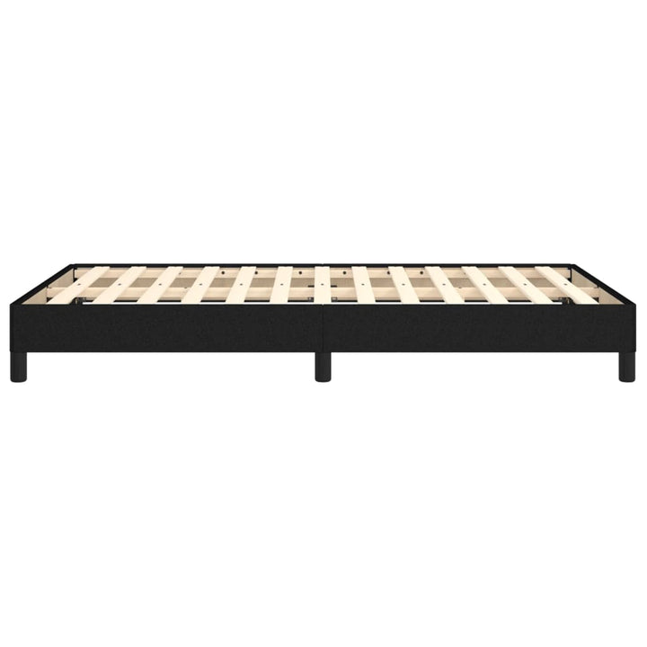 Sengeramme uden madras Sort 120x200 cm Stof