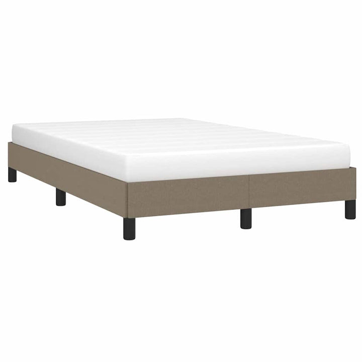 Sengeramme uden madras Taupe 120x200 cm Stof