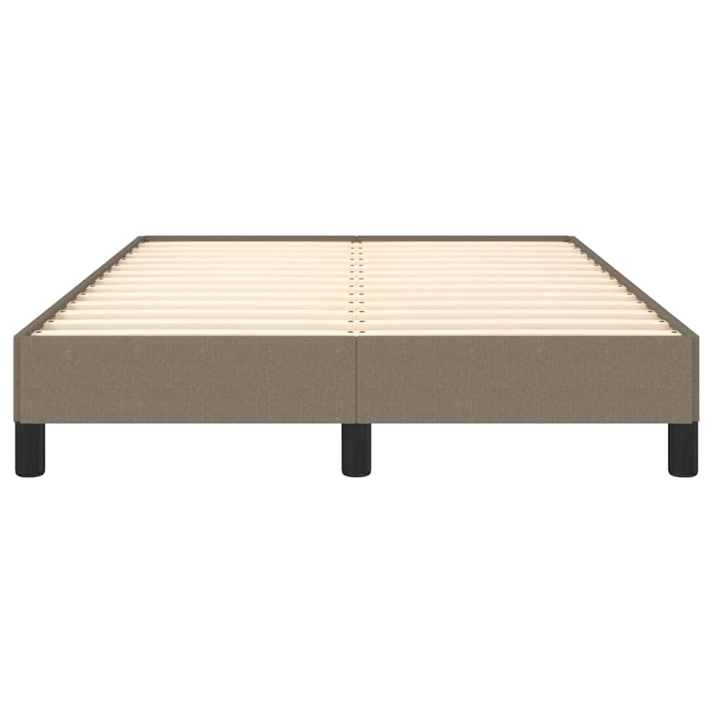 Sengeramme uden madras Taupe 120x200 cm Stof