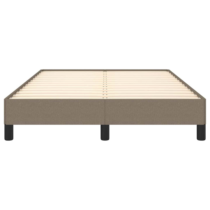 Sengeramme uden madras Taupe 120x200 cm Stof