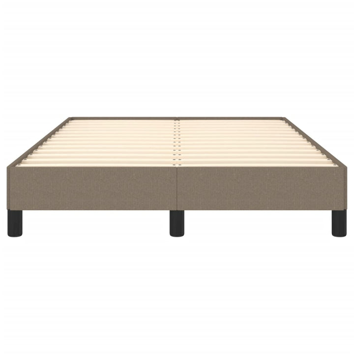 Sengeramme uden madras Taupe 120x200 cm Stof