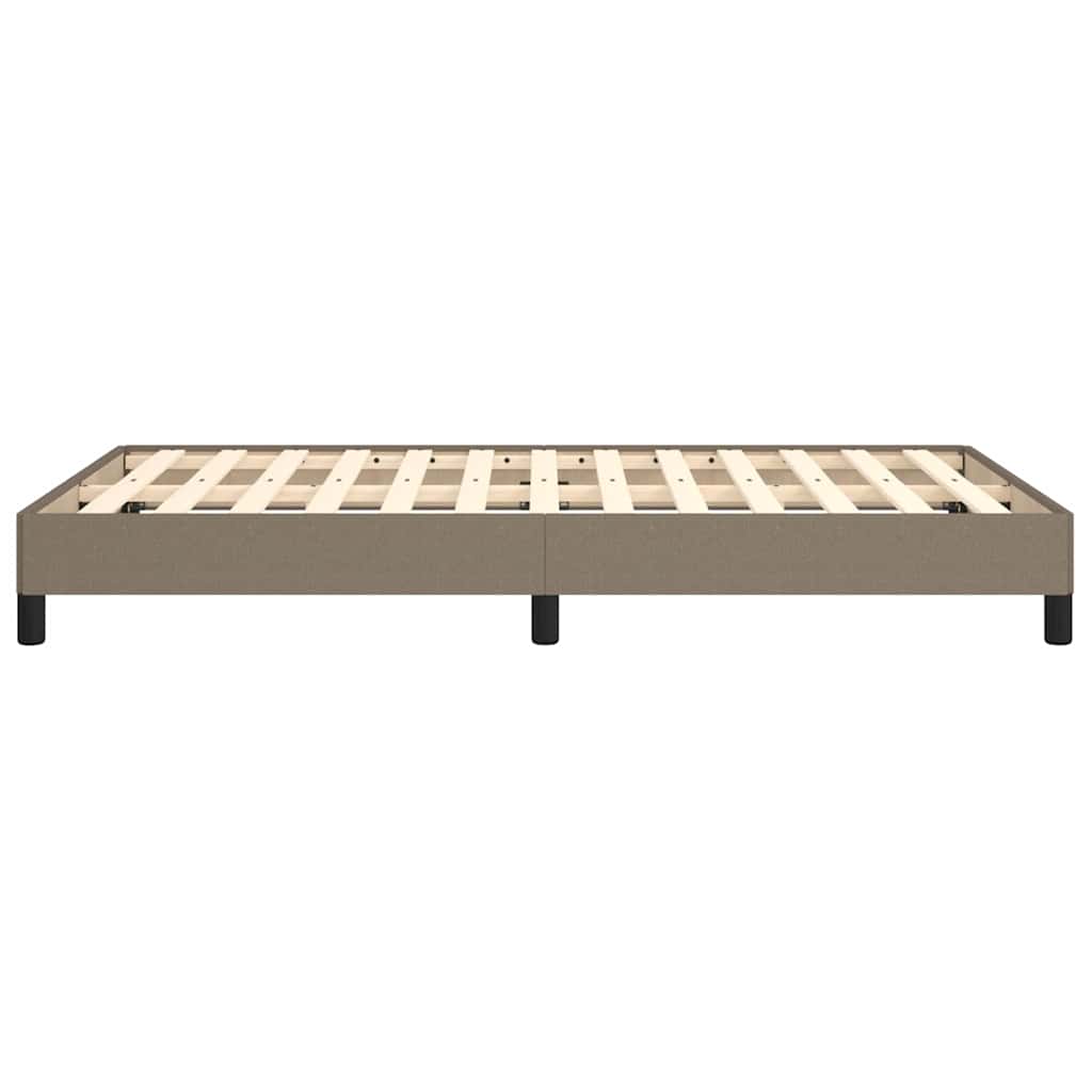 Sengeramme uden madras Taupe 120x200 cm Stof