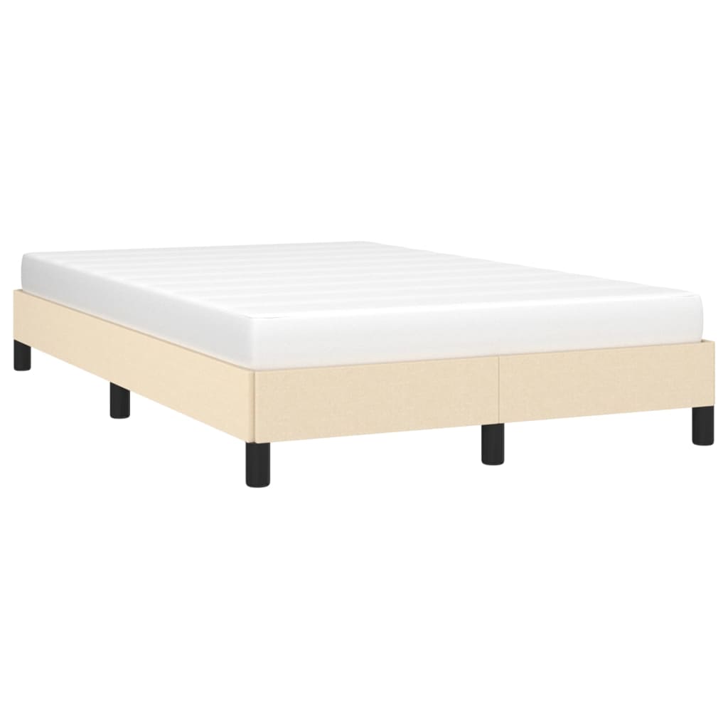 Sengeramme uden madras Creme 120x200 cm Stof